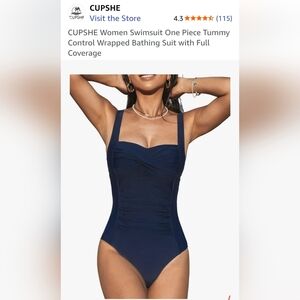 Cupshe Navy Swimsuit